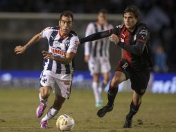 El mediocampista de Monterrey, 'Chelito' Delgado dice que fue importante la visita de los dirigentes a los jugadores. AFP / ARCHIVO