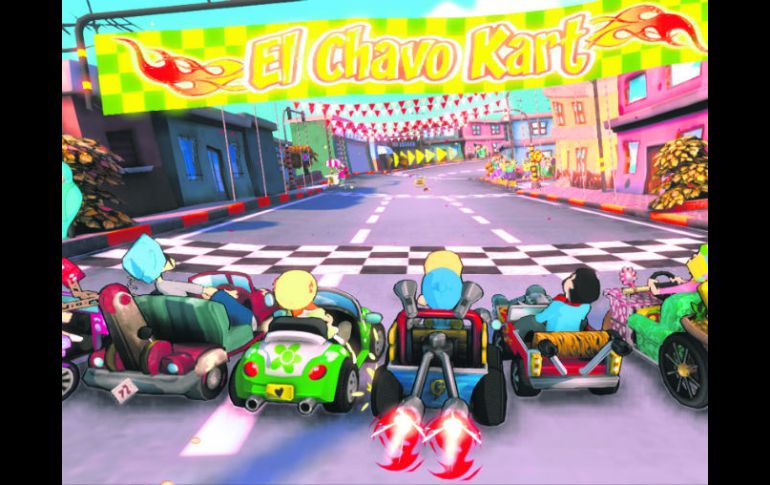 Videojuegos. El Chavo Kart salió para las consolas de Wii. FACEBOOK / El Chavo Kart