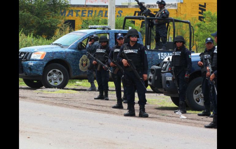 Los elementos de la Policía Federal apoyarán a los estatales frente a cualquier situación de emergencia. NTX / ARCHIVO