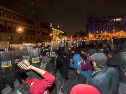 Los jóvenes fueron detenidos el pasado 20 de Noviembre tras los disturbios que se realizaron en el Palacio Nacional. SUN / ARCHIVO