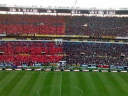 El estadio está prácticamente lleno para ver al Atlas luchar por ingresar a la ronda de semifinales. EL INFORMADOR / J. Robles