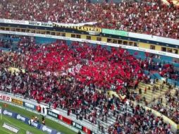 Aficionados llegan temprano al partido ante Monterrey para apoyar a los Zorros. EL INFORMADOR / J. Robles