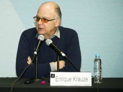 Enrique Krauze en conferencia de prensa. EL INFORMADOR / A. Hernández