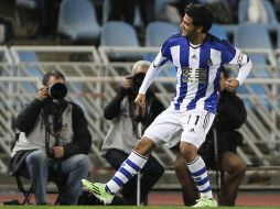 Carlos se mantiene como el mejor jugador de la Real Sociedad. EFE / ARCHIVO