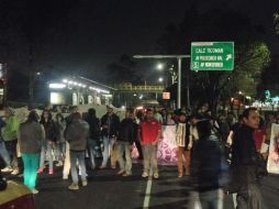 Cierran la calle Insurgentes como parte de su demanda la liberación de los detenidos. . SUN / E. Hernández