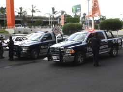 Elementos de la Policía de Guadalajara pasaba por el lugar cuando fueron tras los delincuentes. EL INFORMADOR / ARCHIVO