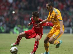 El duelo se disputó en el estadio Nemesio Diez  con posibilidades para ambas escuadras. EFE / A. Cruz