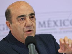 Murillo Karam confirma la información en una rueda de prensa. EFE / ARCHIVO