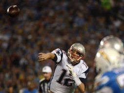 Tom Brady durante el partido frente a los Cargadores de San Diego. AFP / D.Miralle