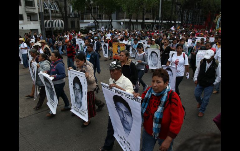 Del total de las marchas realizadas, 28 han sido de estudiantes por los casos de Ayotzinapa y del Instituto Politécnico Nacional. EFE / ARCHIVO