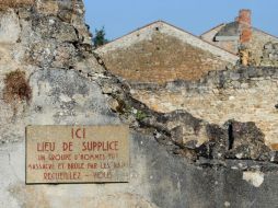 Unidades de las SS mataron en Oradour-sur-Glane hace más de 70 años a 642 civiles, en su mayoría carbonizados. AFP / ARCHIVO