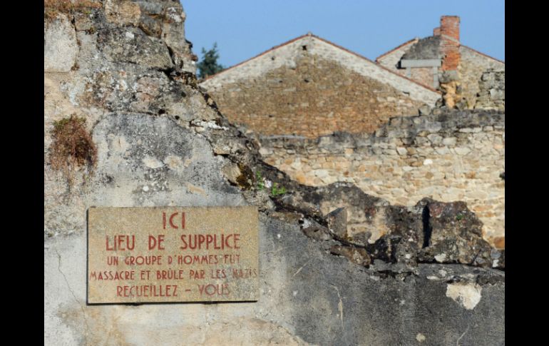 Unidades de las SS mataron en Oradour-sur-Glane hace más de 70 años a 642 civiles, en su mayoría carbonizados. AFP / ARCHIVO