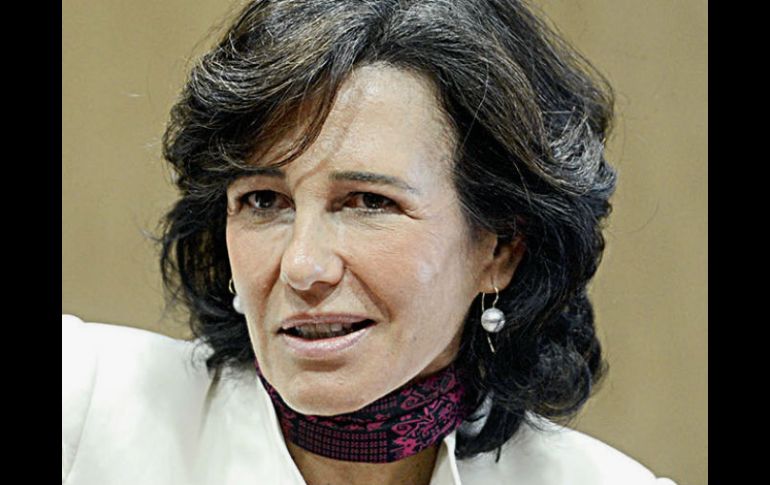 Ana Patricia Botín, presidenta del grupo, visitó México. ARCHIVO EL FINANCIERO  /