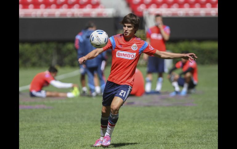 El campeón de la sub-17 desea superar sus números, pues en el torneo Apertura 2014 lo terminó con dos tantos en 926 minutos jugados. EL INFORMADOR / ARCHIVO.