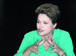 DILMA ROUSSEFF. La presidenta se ha mantenido al margen sobre el caso de corrupción de Petrobras. AP /