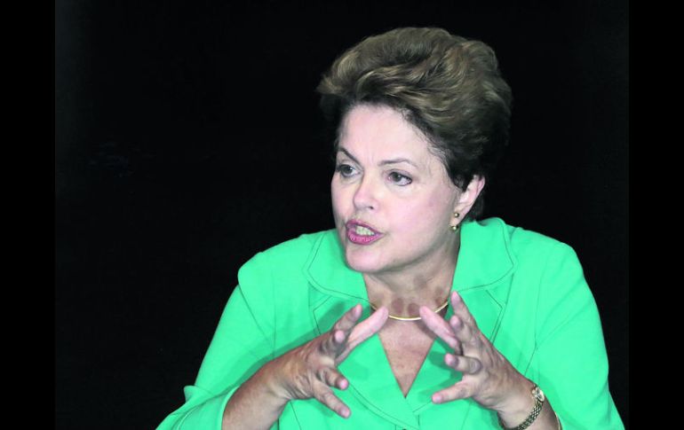 DILMA ROUSSEFF. La presidenta se ha mantenido al margen sobre el caso de corrupción de Petrobras. AP /