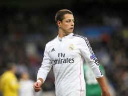 El ariete tapatío Javier 'Chicharito' Hernández se gana el respeto del técnico durante los entrenamientos. MEXSPORT / G. López