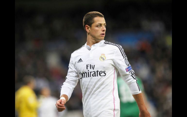 El ariete tapatío Javier 'Chicharito' Hernández se gana el respeto del técnico durante los entrenamientos. MEXSPORT / G. López