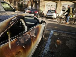 Siete policías resultaron heridos en los enfrentamientos y la policía detuvo a cuatro hombres. AFP / M. Buholzer