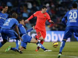 El cuadro azulgrana no logra superar el juego espeso que presentó el Getafe y empata sin goles. AP / D. Ochoa de Olza