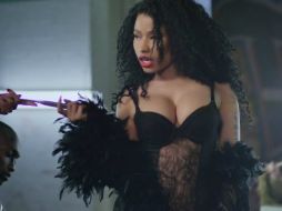 Nicki Minaj aparece en lencería negra en su nuevo video musical. YOUTUBE / NickiMinajAtVEVO