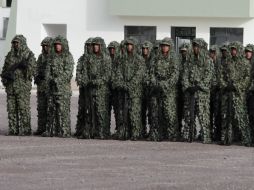 El grupo de conscriptos se encuarteló durante tres meses en las instalaciones del campo militar de La Mojonera. ESPECIAL /