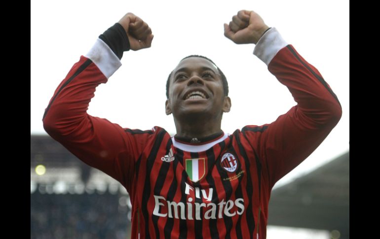 Robinho jugó en el AC Milán y otros grandes equipos de Europa. AP / ARCHIVO