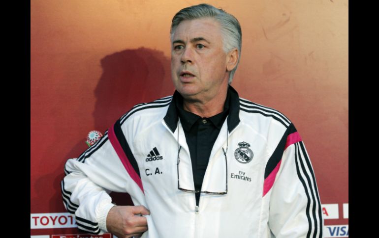 Ancelotti afirmó ser consciente de que el Real Madrid es el gran favorito. AP / C. Ena