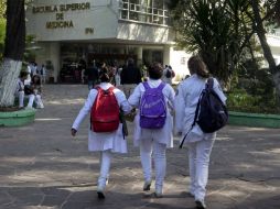 Este lunes se reabre la Escuela Superior de Enfermería y Obstetricia a las autoridades del IPN. SUN / F. Ramírez