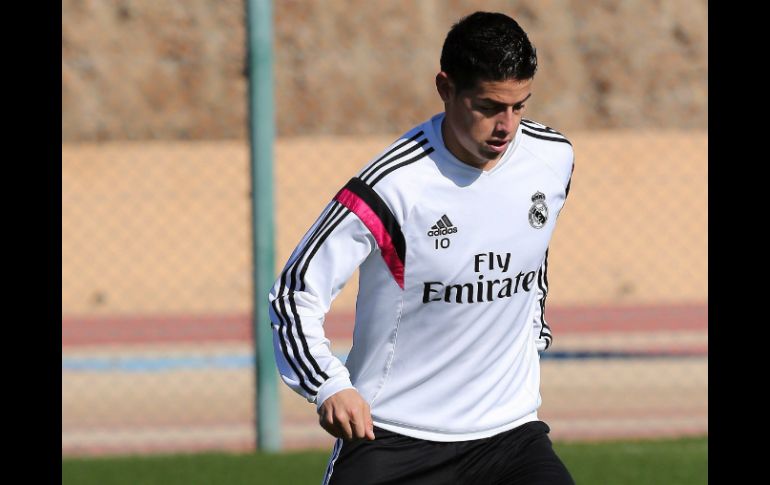 James regresa a la práctica después de 11 días. EFE / M. Messara