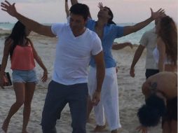 En medio de un fuerte operativo de seguridad, Chayanne visitó poblaciones del oriente y la costa yucateca. INSTAGRAM / @chayanne