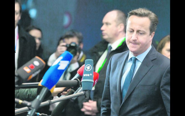 DAVID CAMERON. En 2010, el primer ministro británico admitió que había dudas sobre el trabajo de agentes secretos. AP /