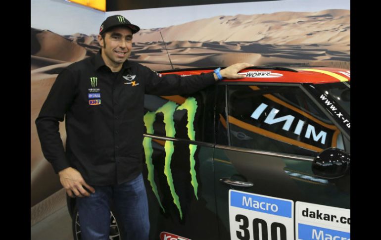 Roma admite que no será fácil volver a ser campeón del Dakar, pero que se encuentra lo suficientemente preparado para repetir. EFE / Ballesteros