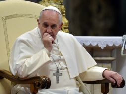 El Papa sostiene que los símbolos de la Navidad son una invitación a la unidad, a la concordia y a la paz. AFP / A. Solaro