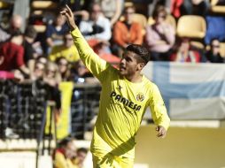 El menor de los Dos Santos fue el encargado de abrir el marcador. EFE / D. Castelló