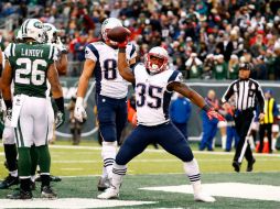 Jonas Gray anotó el touchdown que significó la ventaja para Nueva Inglaterra. AFP / A. Bello