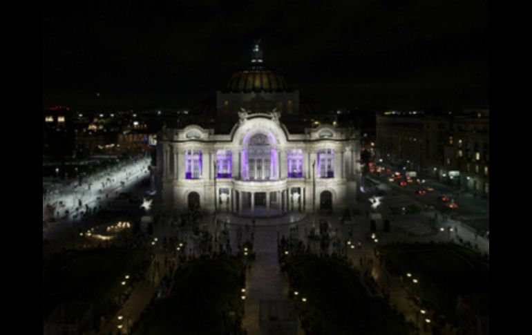 El recinto de mármol estrenó iluminación en septiembre que permite apreciar más a detalle su arquitectura. NTX / ARCHIVO