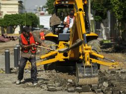 Las obras que se iniciaron el pasado mes de septiembre en el barrio de Analco, quedarán terminadas hasta finales de enero. EL INFORMADOR / ARCHIVO