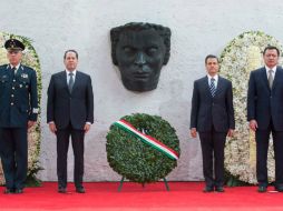 El Presidente encabeza en Ecatepec la ceremonia del 199 aniversario luctuoso del Generalísimo José María Morelos y Pavón. FACEBOOK / Enrique Peña Nieto