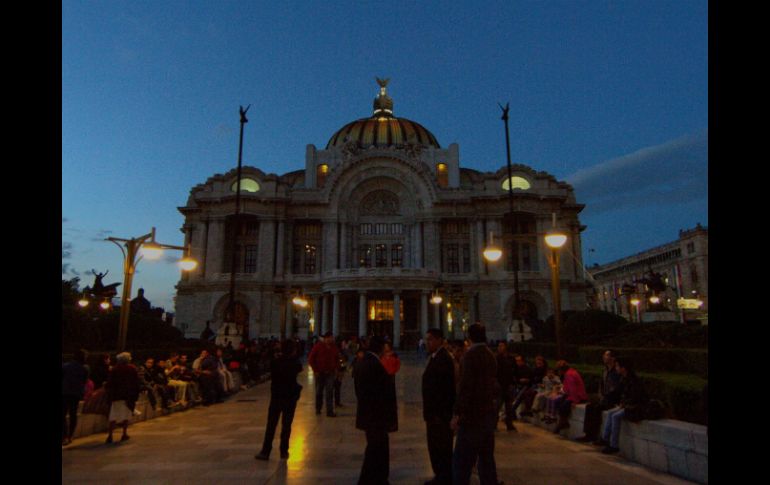 El Palacio Bellas Artes representa también a los escritores. NTX / ARCHIVO