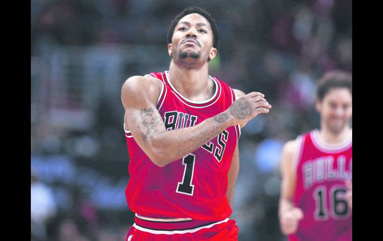 Después de dos decepcionantes campañas previas, Derrick Rose retoma el ritmo y su estatus como líder de los Toros. AP / . A. Brandon