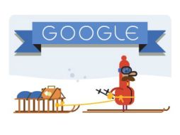 El ''doodle'' navideño de Google puede compartirse con los amigos en redes sociales. ESPECIAL /