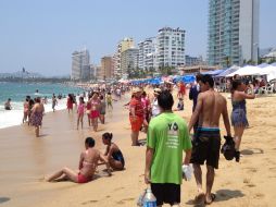 Reportan buena afluencia de turistas en Acapulco. NTX / ARCHIVO