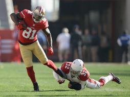 Anquan Boldin tiene una recepción de touchdown de 76 yardas y supera las mil yardas en la temporada. AFP / E. Shaw