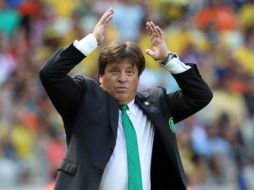 Miguel Herrera ve de manera positiva el primer año al frente del Tri. AP / ARCHIVO