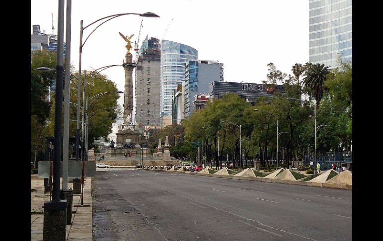 Las calles de la Ciudad de México han lucido tranquilas, de acuerdo a la Secretaría. SUN / L. Godínez