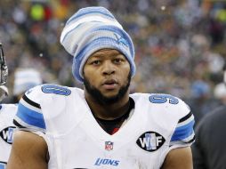 El jugador de los Leones de Detroit, Ndamukong Suh. AP / M. Ludtke