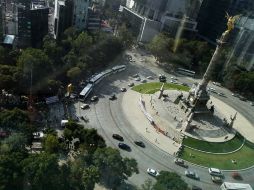 El paseo de la Reforma permanecerá con cierres viales hasta las primeras horas del 2015. NTX / ARCHIVO