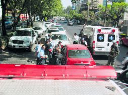 En la ZMG se pueden observar a diario choques como en la imagen. A pesar de eso, sólo 23 de cada 100 autos están asegurados. EL INFORMADOR / A. Hinojosa