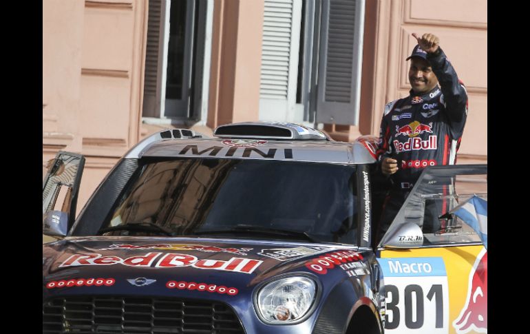 Nasser Al-Attiyah marcó tiempo de una hora, 12 minutos y 50 segundos. EFE / D. Fernández